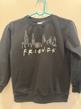 Kids Black 'FRIENDS' Logo Sweatshirt